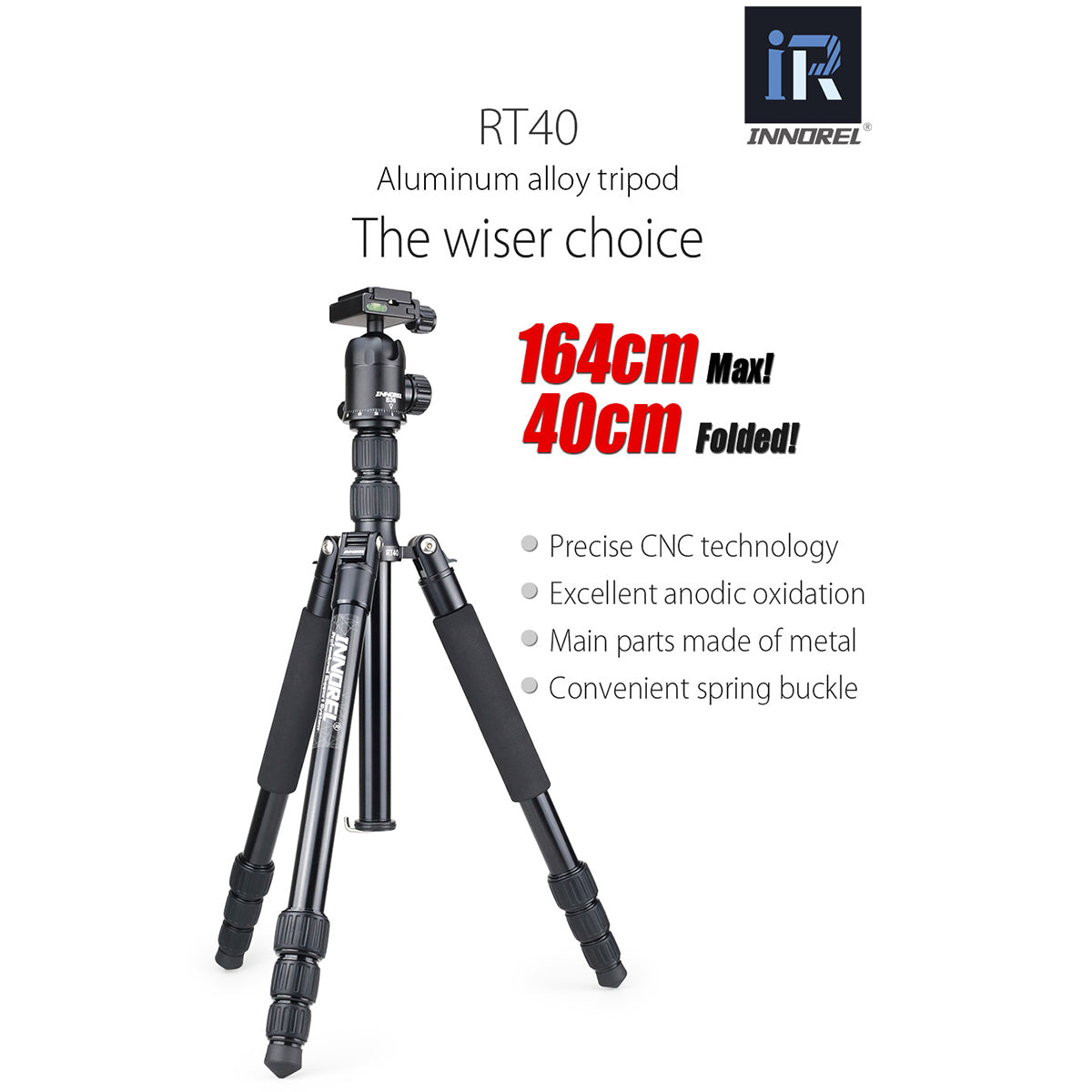 INNOREL RT40+B36 Aluminium Camera Tripod Monopod