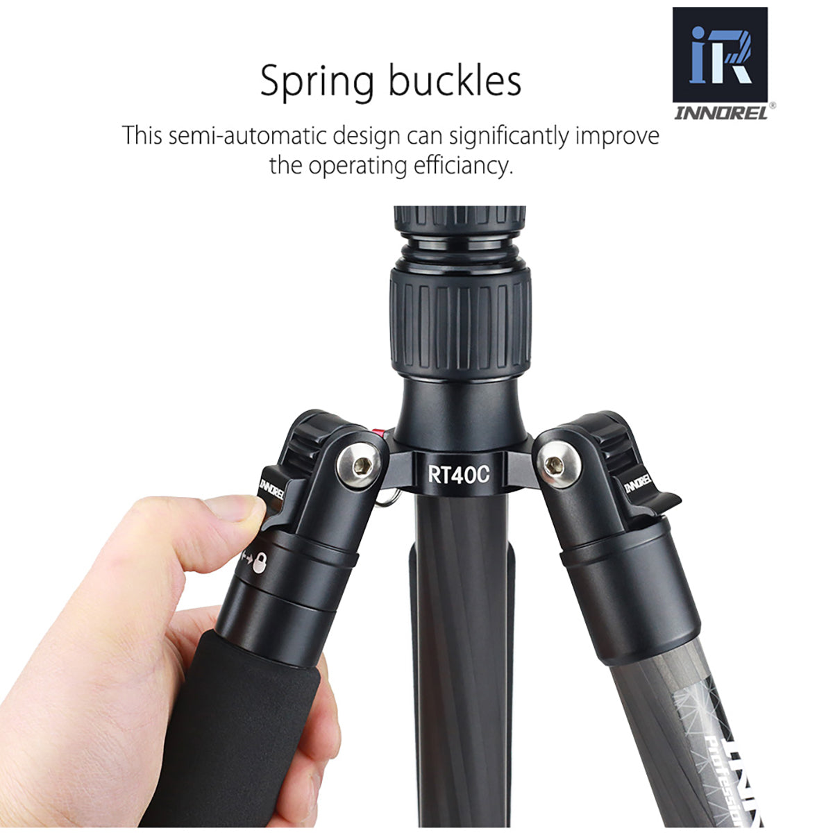 RT40C+B36 Professional Carbon Fiber tripod