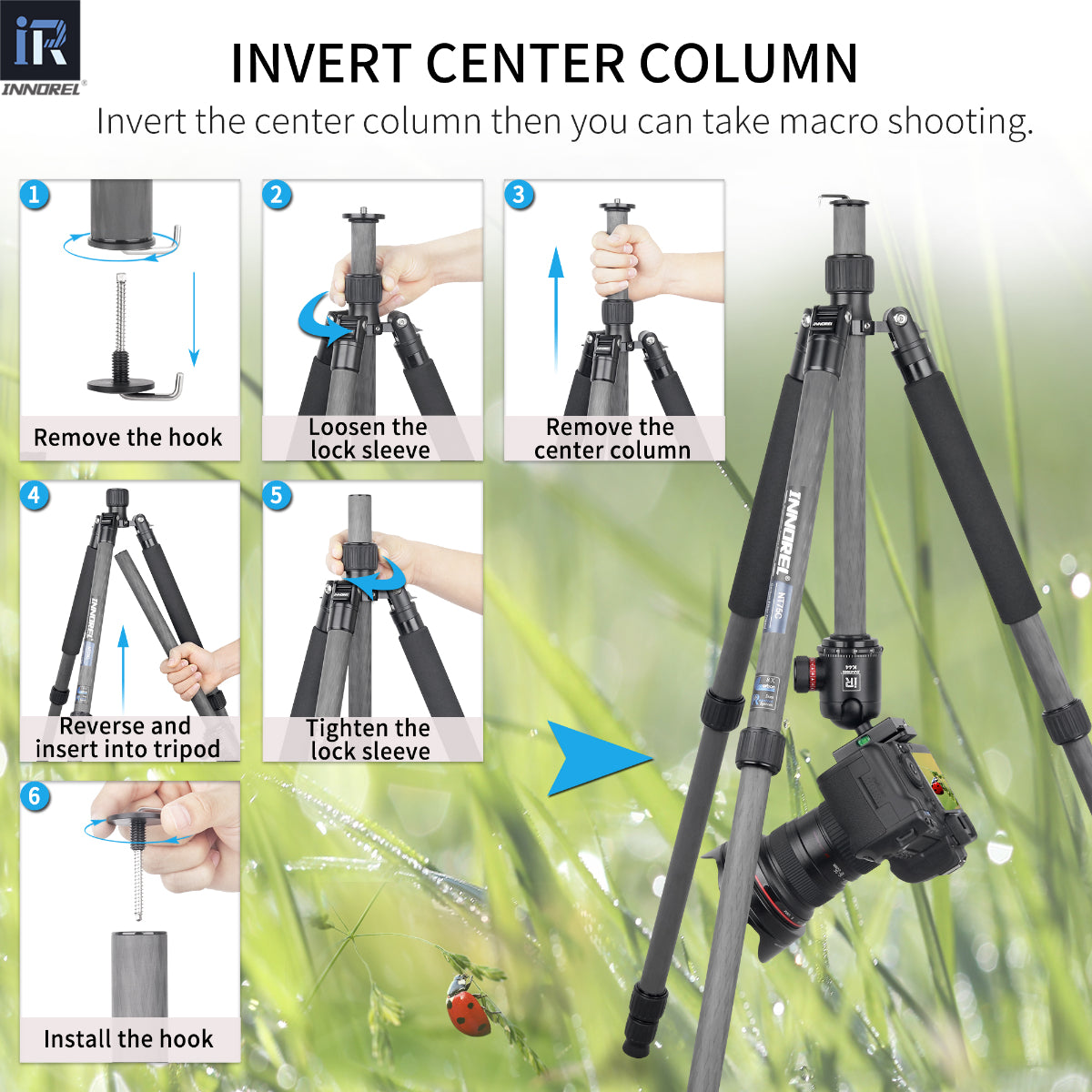 Carbon Fiber Tripod INNOREL NT75C