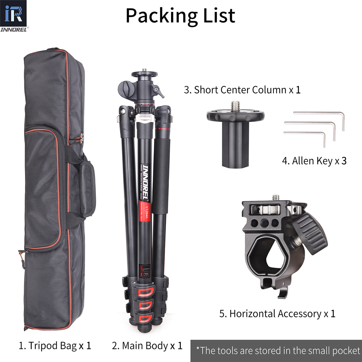 Aluminum Alloy Horizontal Tripod INNOREL YT284A