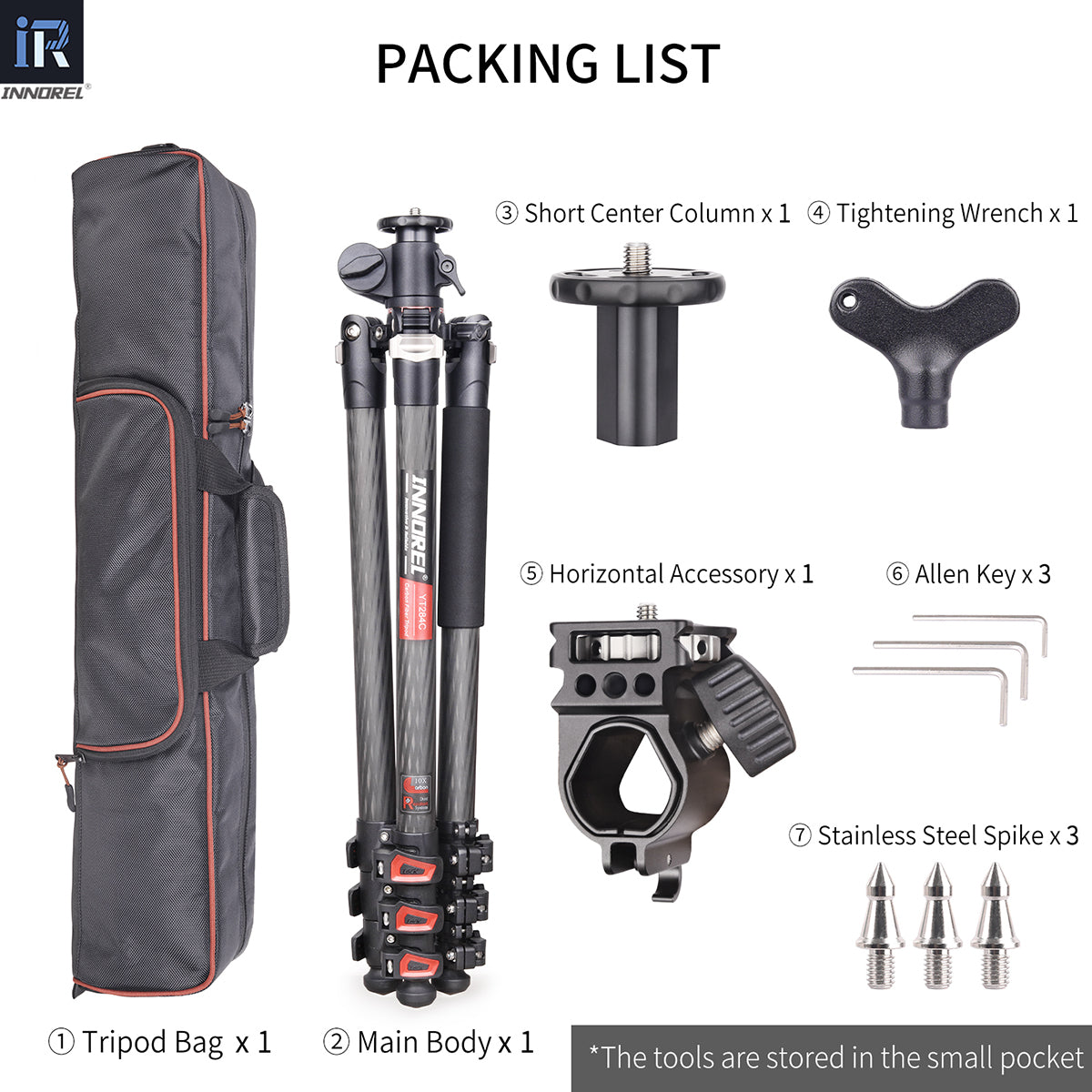 Carbon Fiber Horizontal Tripod INNOREL YT284C