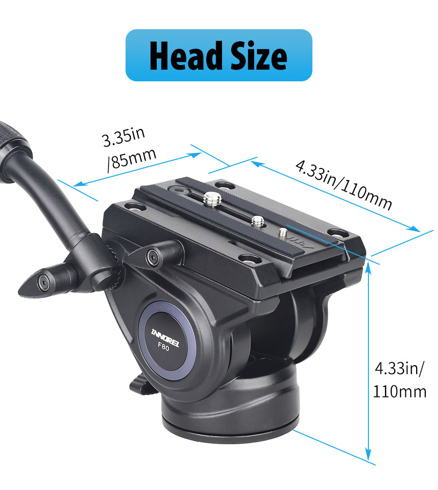 INNOREL VT80 Professional Video Tripod Kit