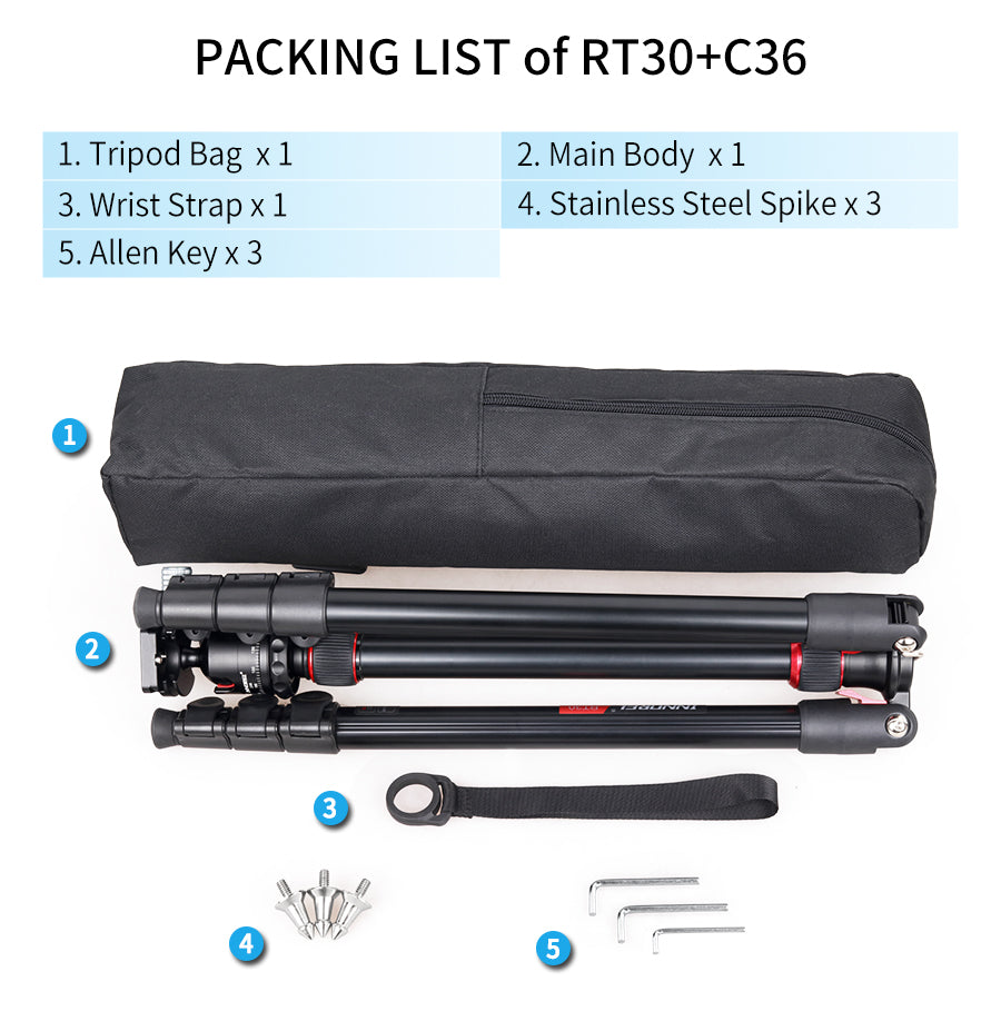 Professional Camera Tripod High Monopod-INNOREL RT30