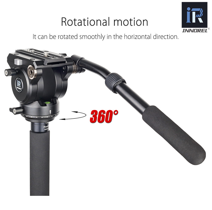 Video Fluid Head Tripod Drag Pan Head INNOREL H90