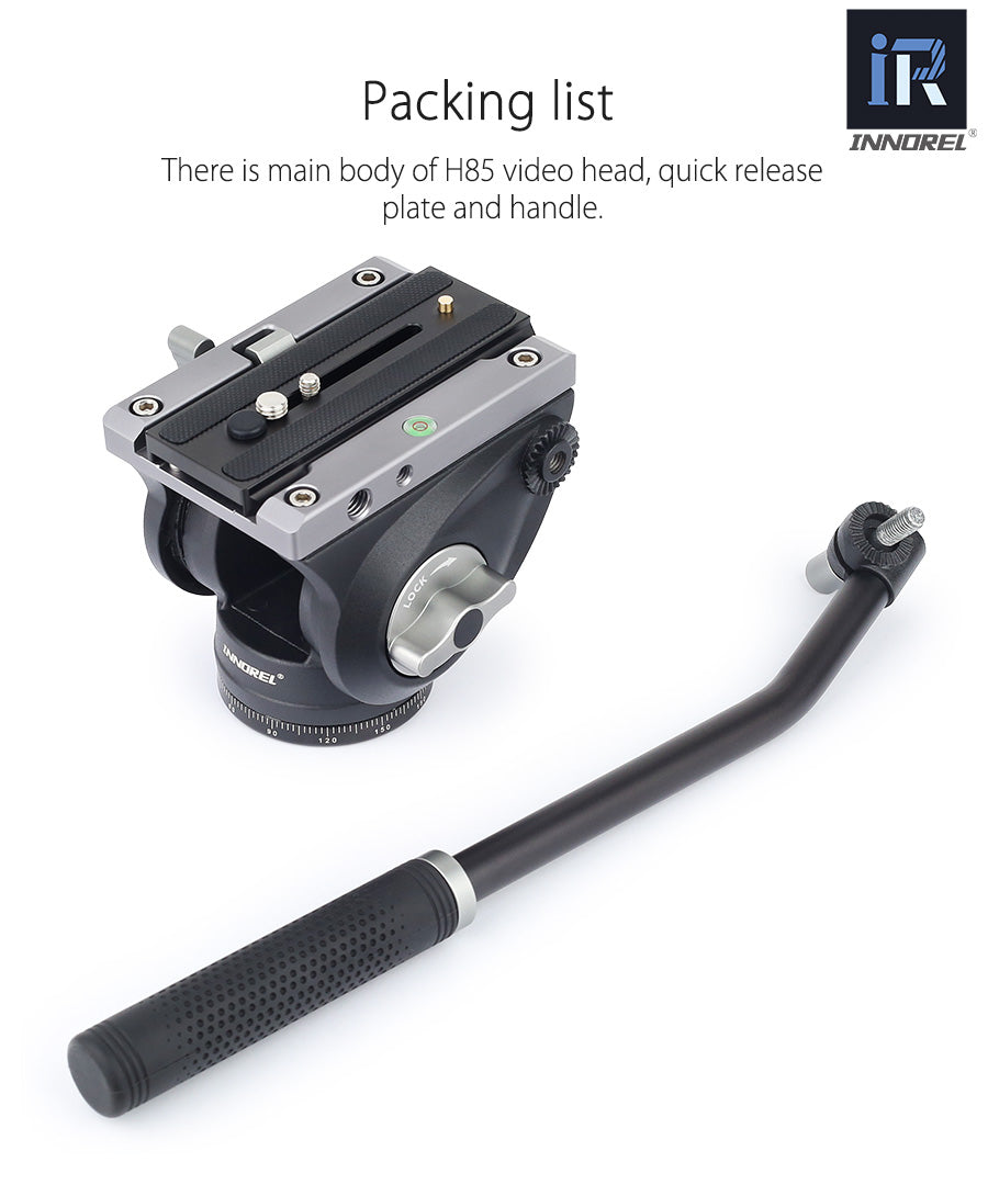 CNC Technology Video Fluid Head INNOREL H85