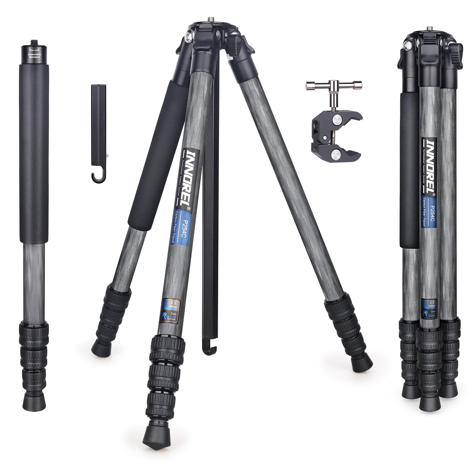 Used-Carbon Fiber Tripod INNOREL P254C for DSLR(Only Canada has inventory)