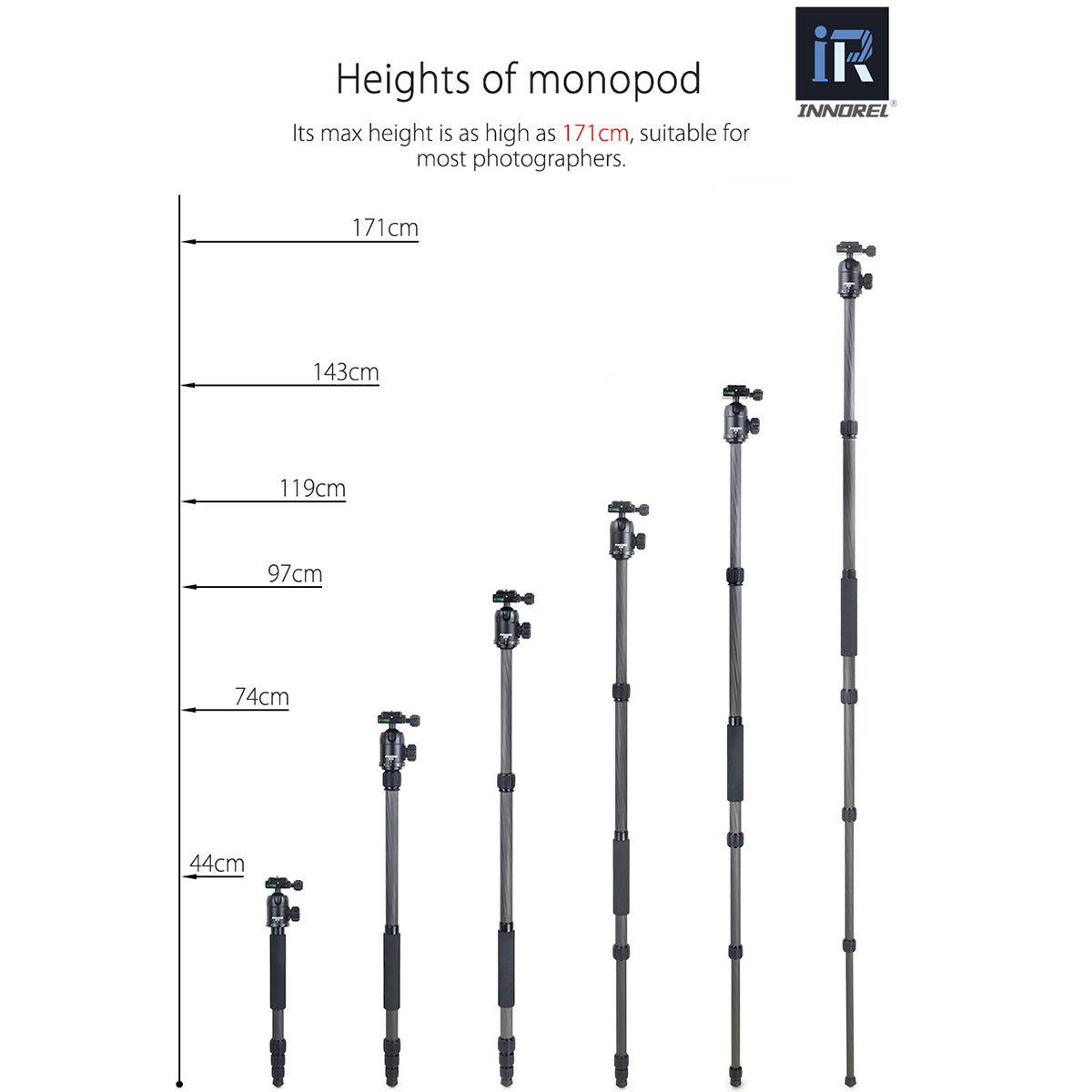 RT40C+B36 Professional Carbon Fiber tripod