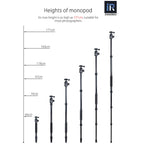 INNOREL RT40+B36 Aluminium Camera Tripod Monopod