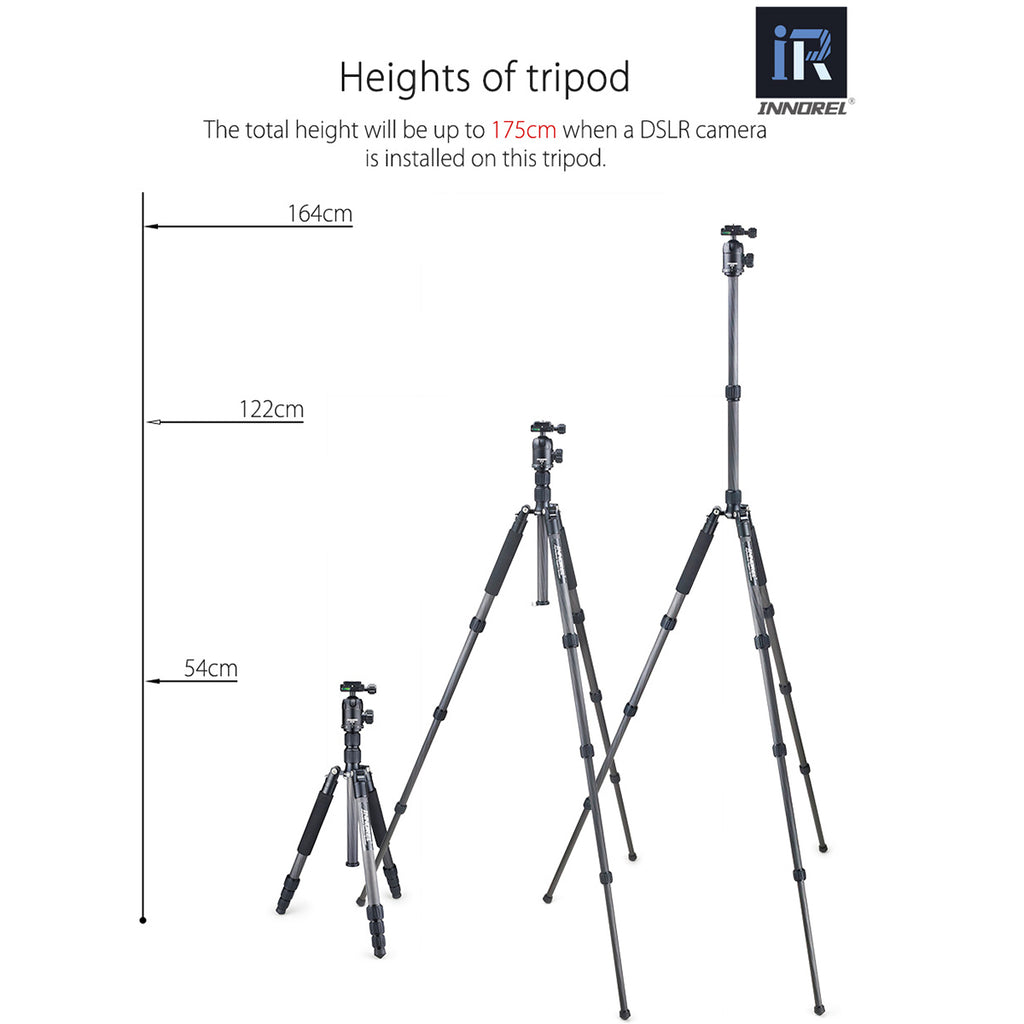 RT40C+B36 Professional Carbon Fiber tripod