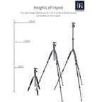 RT40C+B36 Professional Carbon Fiber tripod