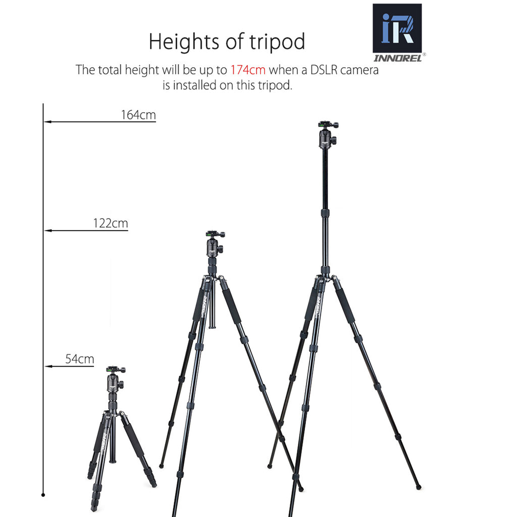 INNOREL RT40+B36 Aluminium Camera Tripod Monopod