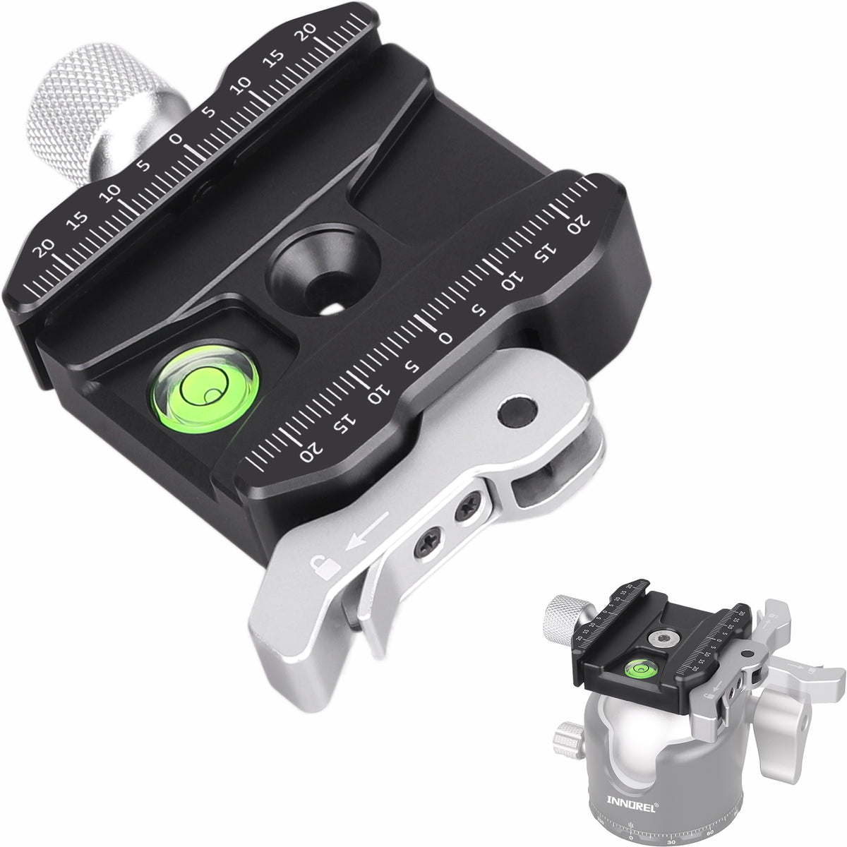 INNOREL CF55 Arca-Swiss Lever Clamp Quick Release Clamp Adapter