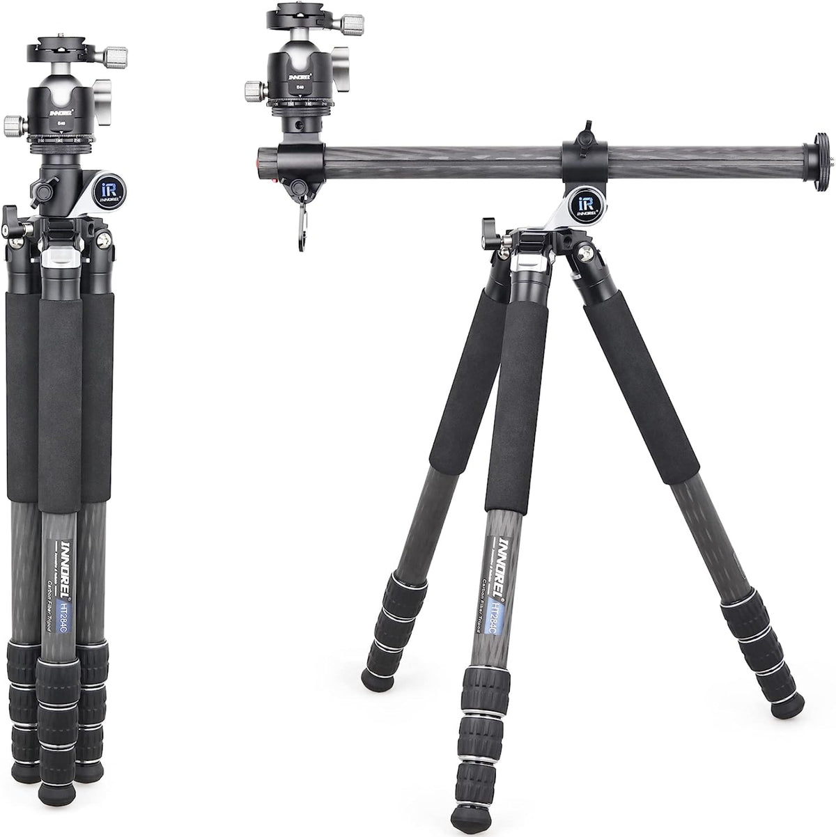 Camera Horizontal Carbon Fiber Tripod INNOREL HT284C