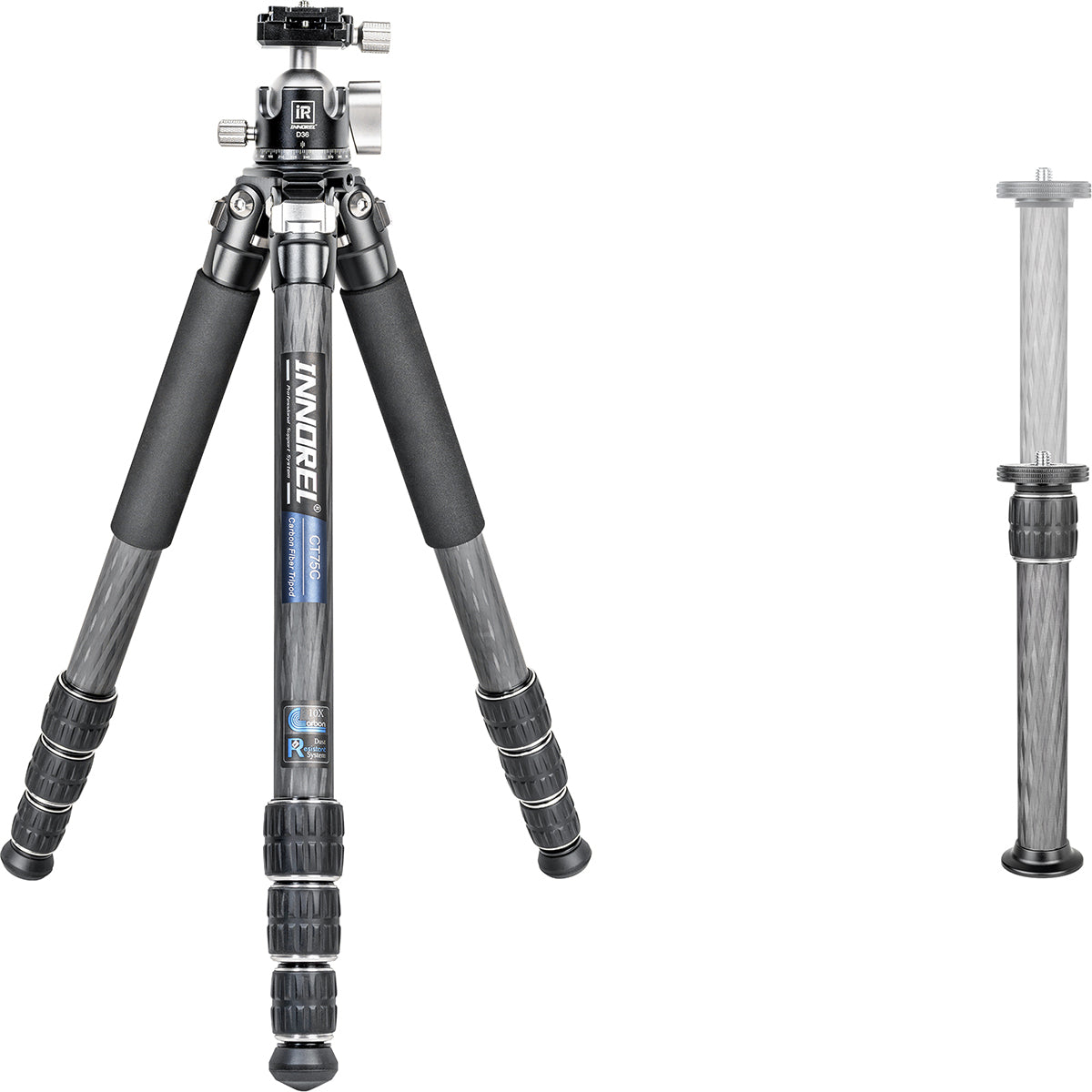 Carbon Fiber Compact Tripod INNOREL CT75C