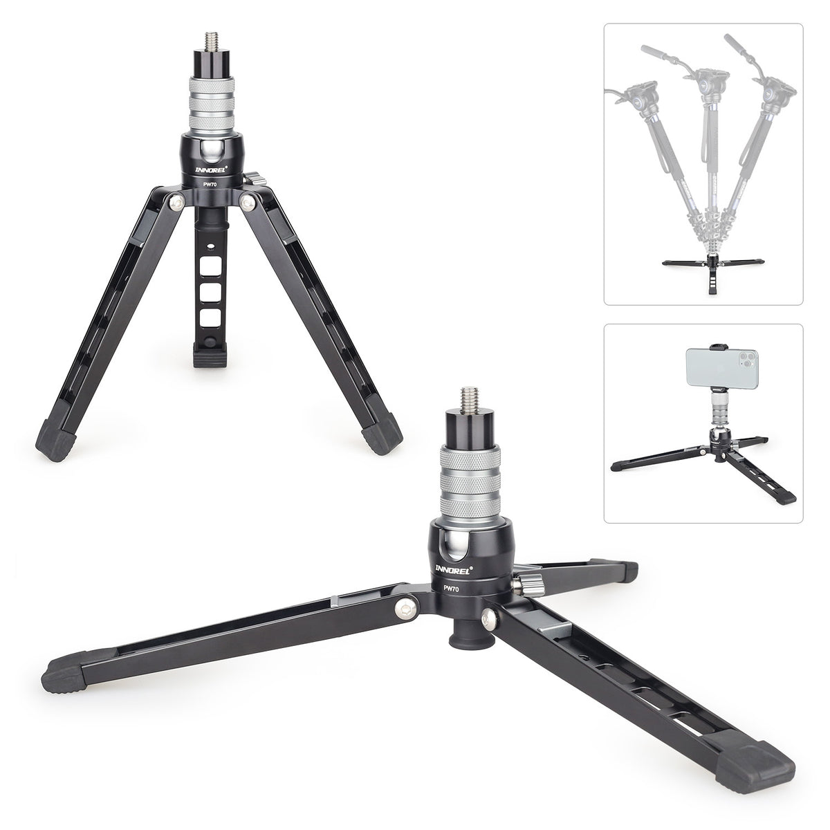 Mini Tabletop Tripod Stand INNOREL PW70