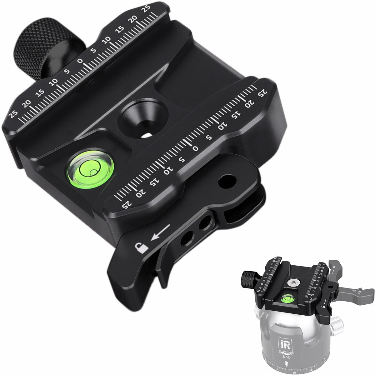 INNOREL CF60 Arca-Swiss Lever Clamp Quick Release Clamp Adapter