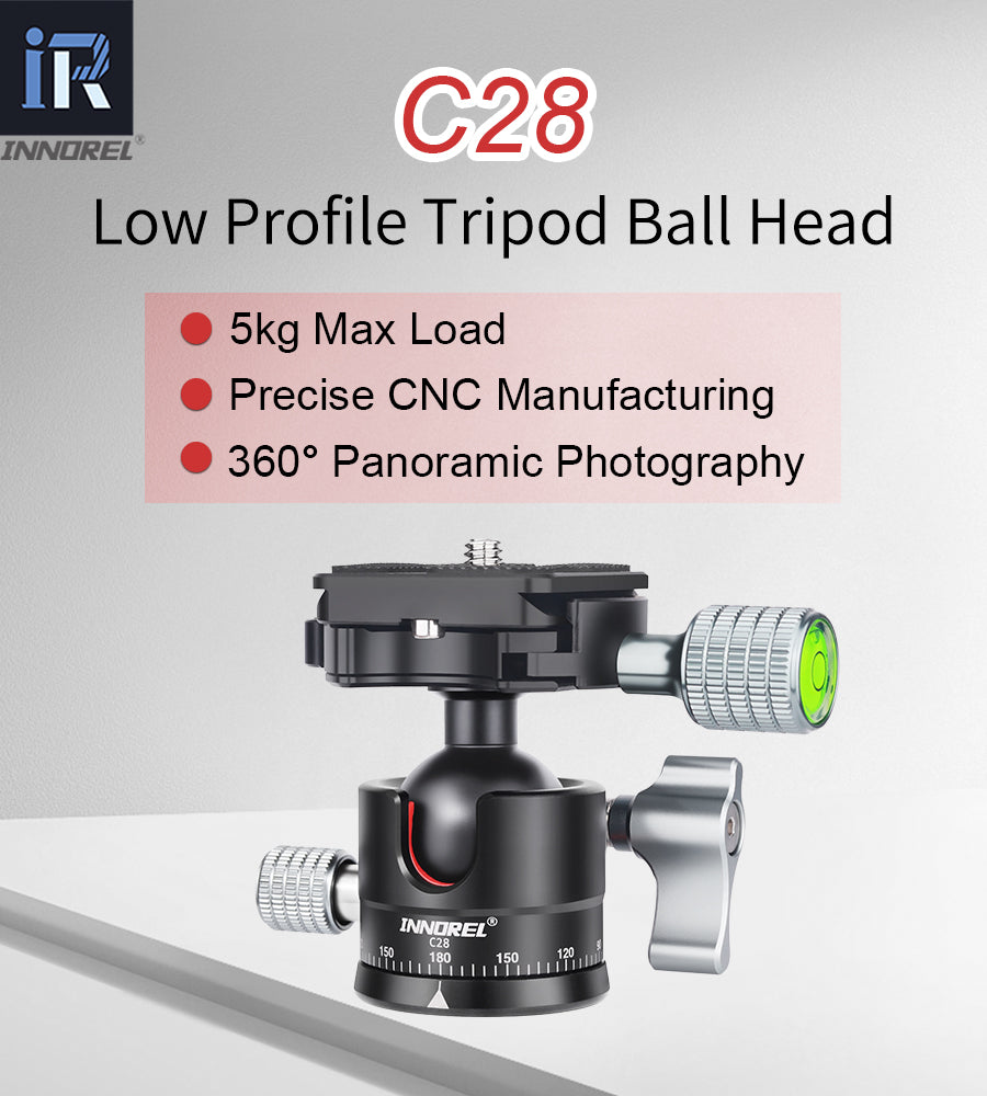 Low Profile Tripod Ball Head INNOREL C28