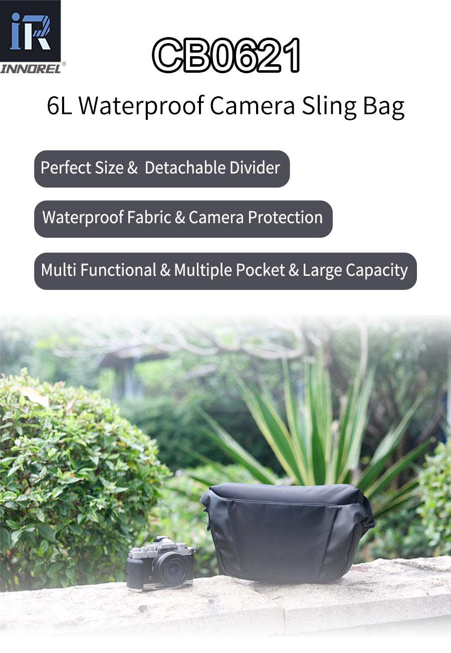 Camera Sling Bag 6L Camera Black Bag INNOREL CB0621