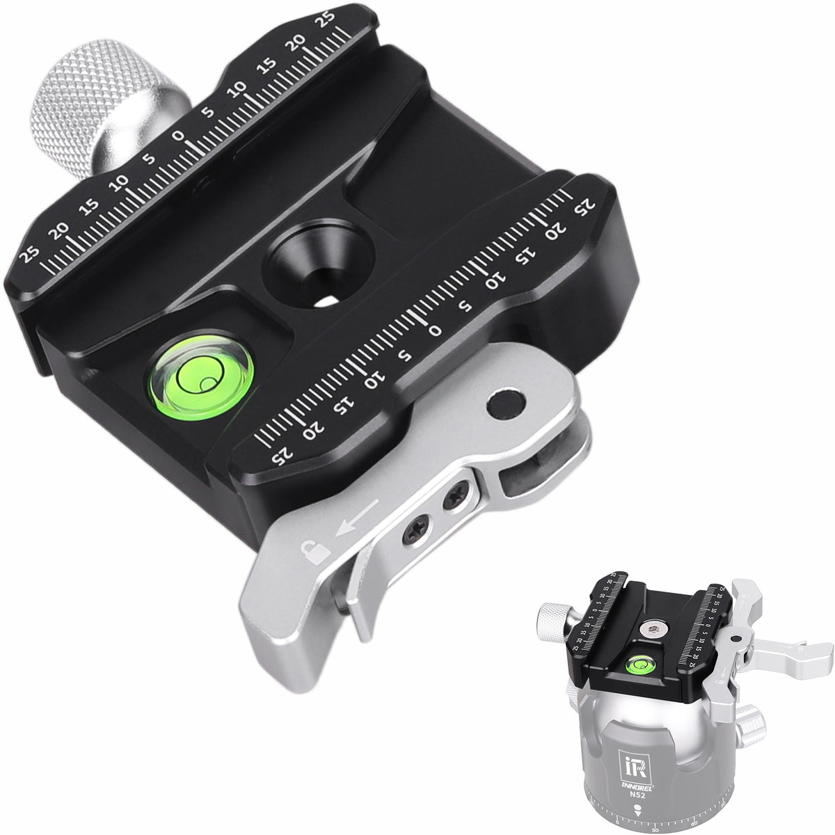 INNOREL CF60 Arca-Swiss Lever Clamp Quick Release Clamp Adapter