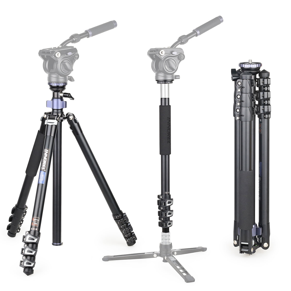 Professional Multifunctional Video Tripod INNOREL MT70