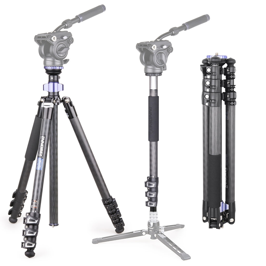 Compact Carbon Fiber Video Tripod INNOREL MT70C