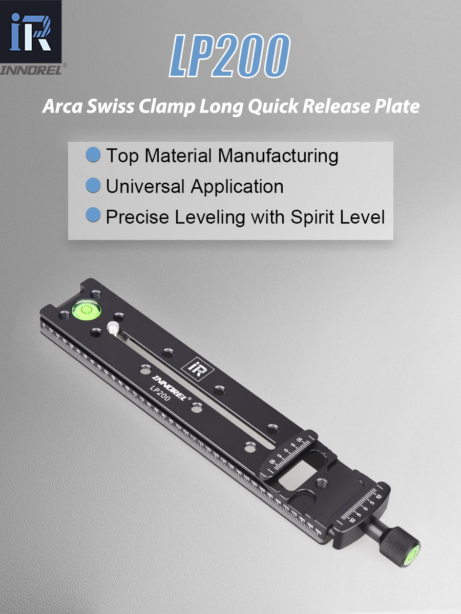 0.79in/200mm Universal Arca Swiss Quick Release Plate INNOREL LP200