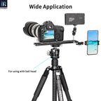 INNOREL CP3005 30*5cm Multi-Functional Cheese Plate,Switching Mounting Plate with Built-in ARRI Locating Holes for Camera Tripod