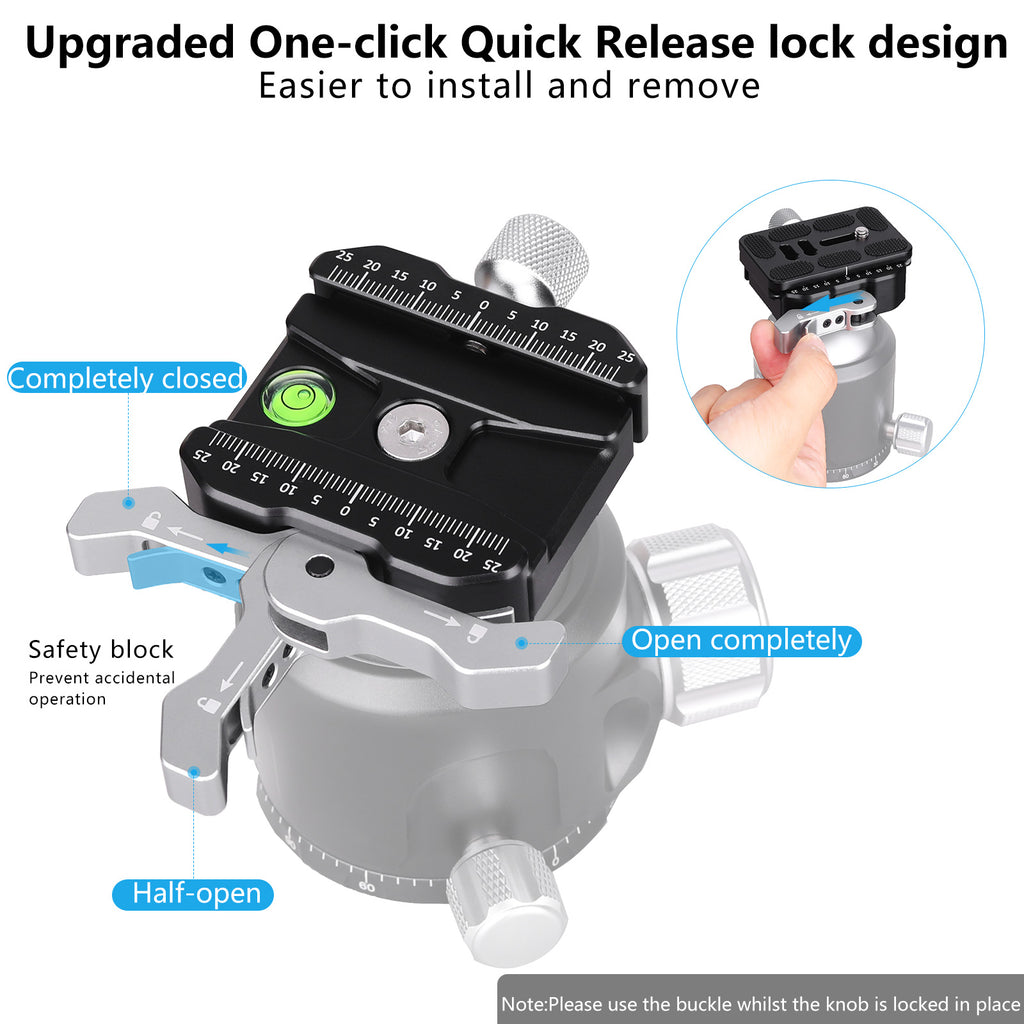 INNOREL CF60 Arca-Swiss Lever Clamp Quick Release Clamp Adapter