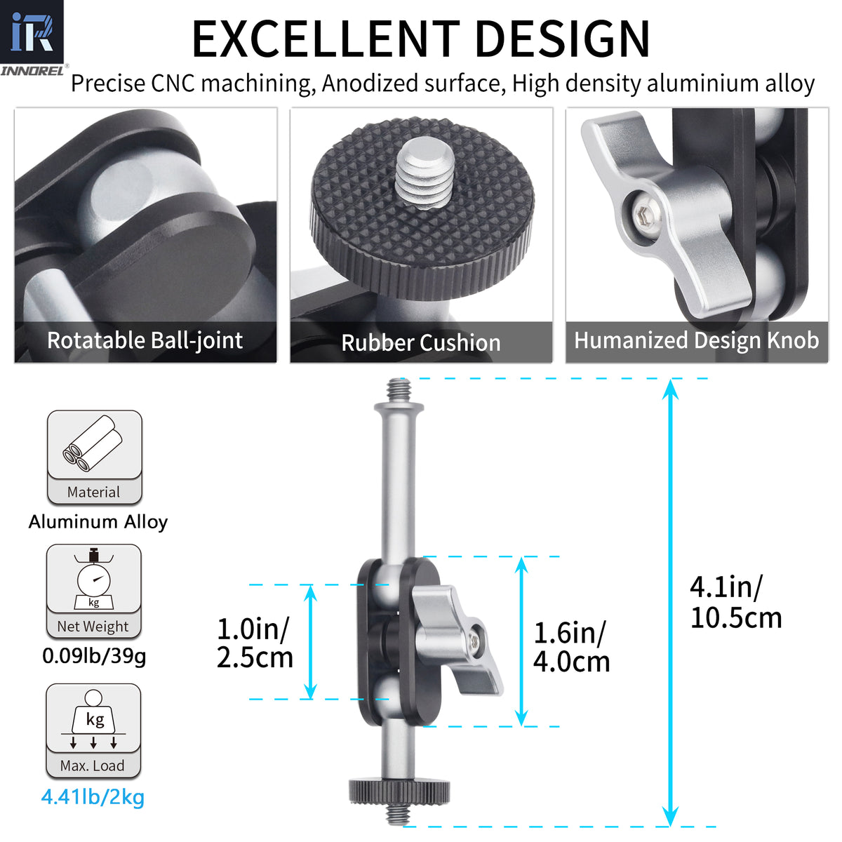 Bras Magique Universel avec Double Rotule INNOREL ME-1
