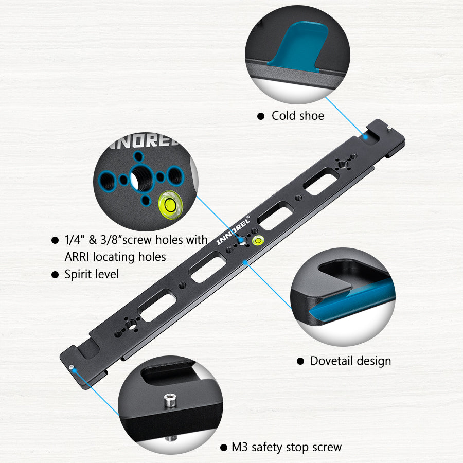 RS36 360mm Multi-Purpose Dual Dovetail Long Quick Release