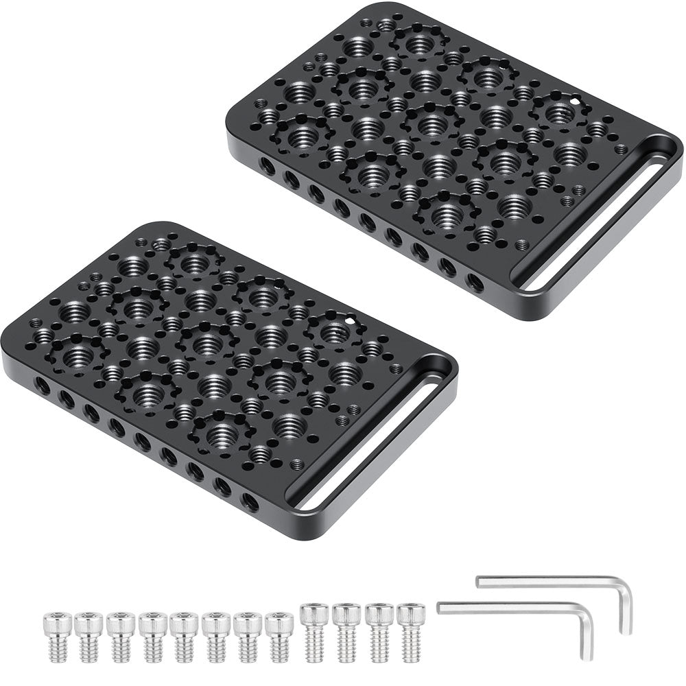 Multi-Functional Cheese Plate INNOREL CP1107 11*7cm Switching Mounting Plate with Built-in ARRI Locating Holes for Camera Tripod