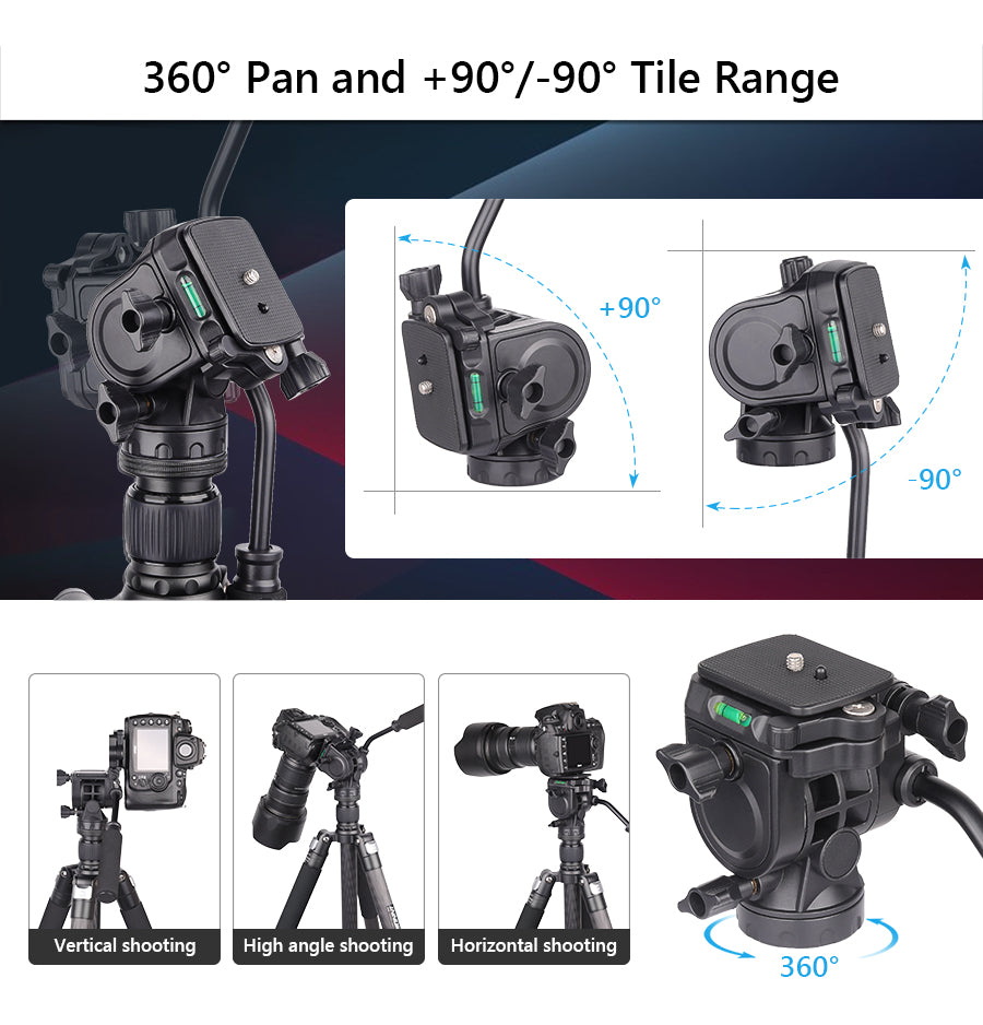 INNOREL SL50 Video Fluid Tripod Head Max Load 3kg