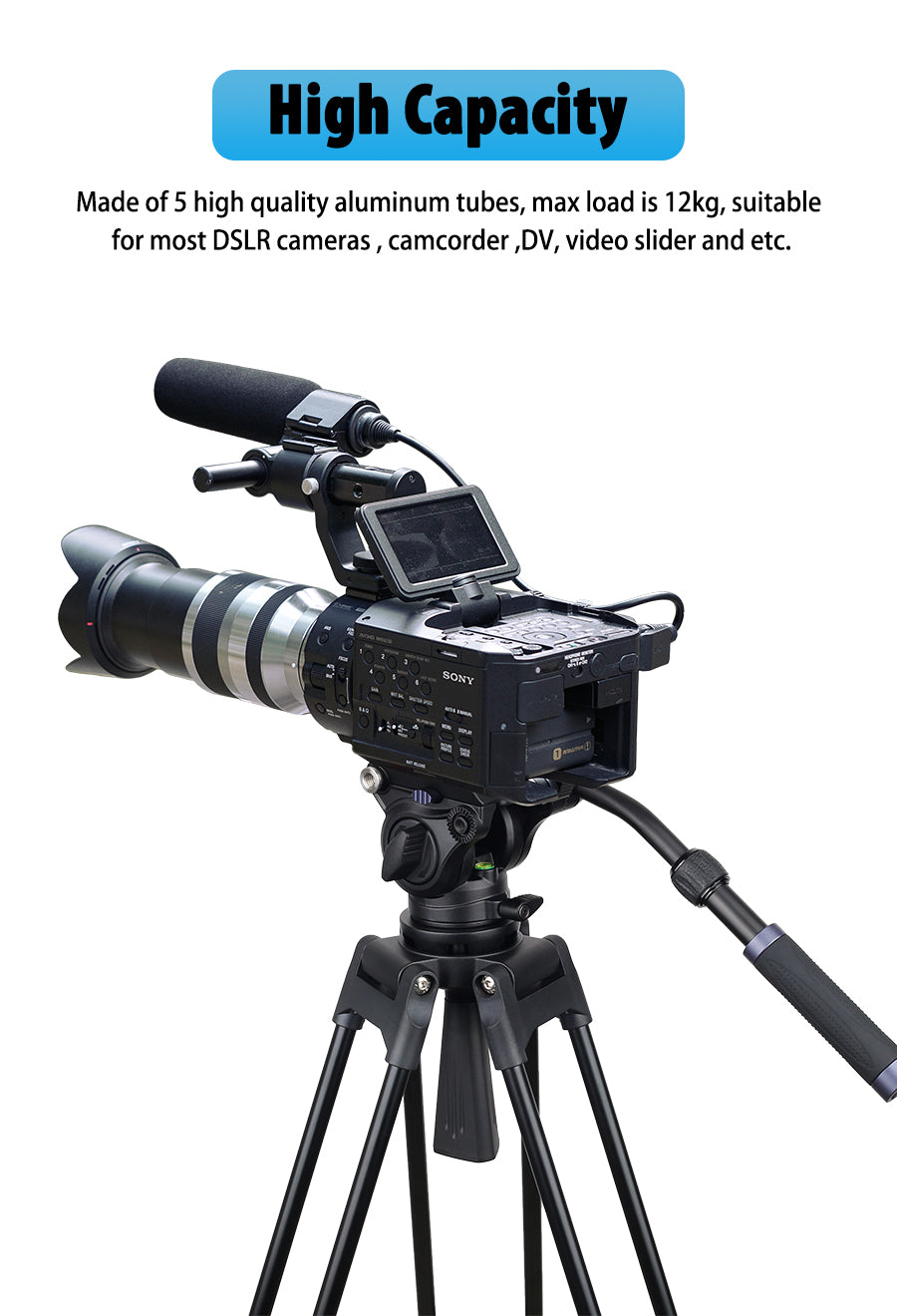 INNOREL VT80 Professional Video Tripod Kit