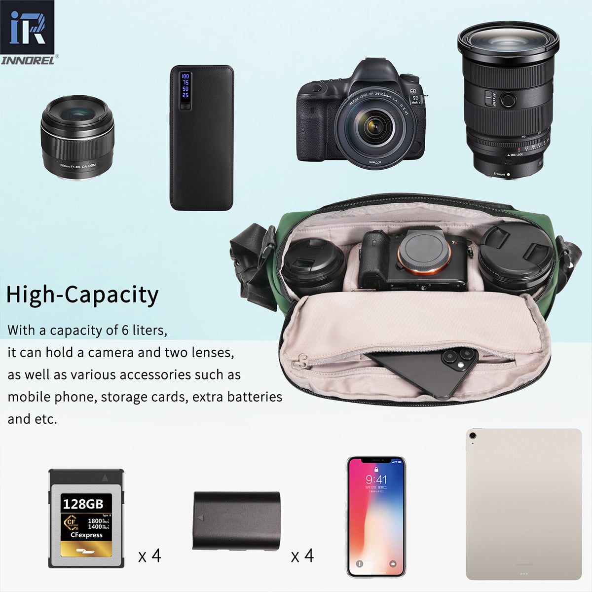 Camera Sling Bag INNOREL CB0611/CB0612