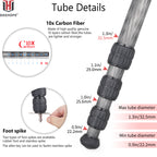 Clearance sale L330C Compact Carbon Fiber Tripod (Only Europe has inventory)