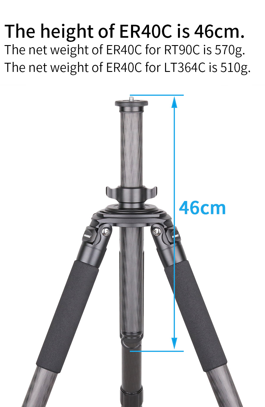 Carbon Fiber Tripod Center Column INNOREL ER40C