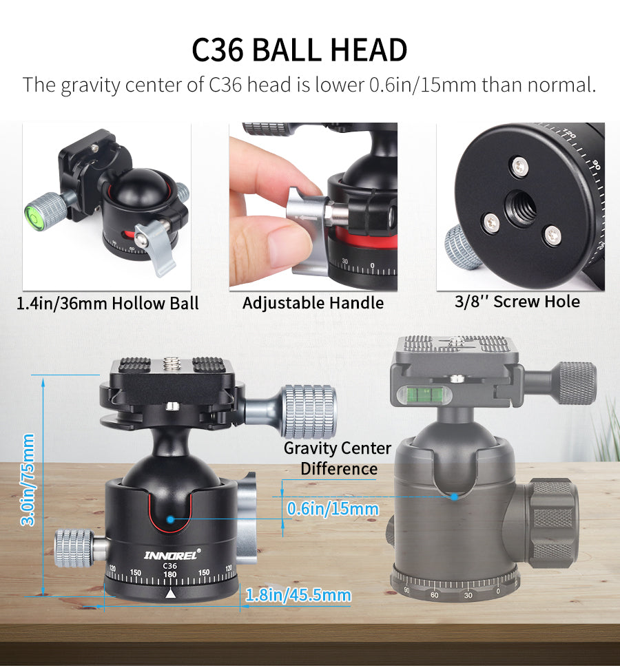 Professional Camera Tripod High Monopod-INNOREL RT30