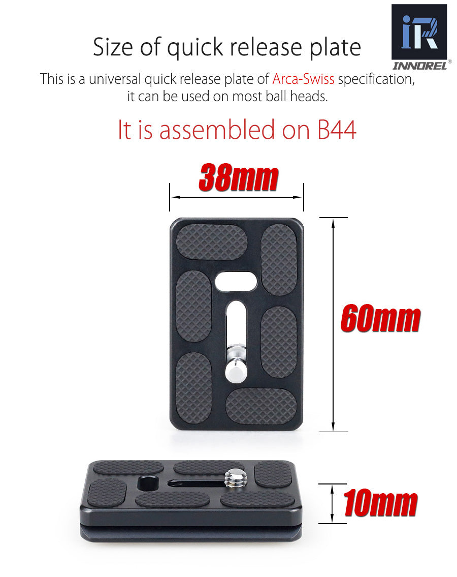 INNOREL B32/B36/B44 camera tripod ball head