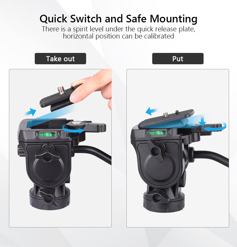 INNOREL SL50 Video Fluid Tripod Head Max Load 3kg