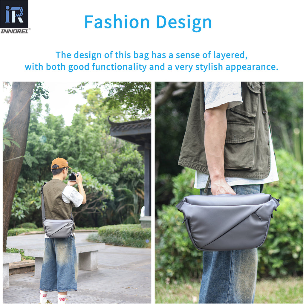 INNOREL CB0635 DSLR Travel Waterproof Camera Sling Bag (Only Canada has inventory)