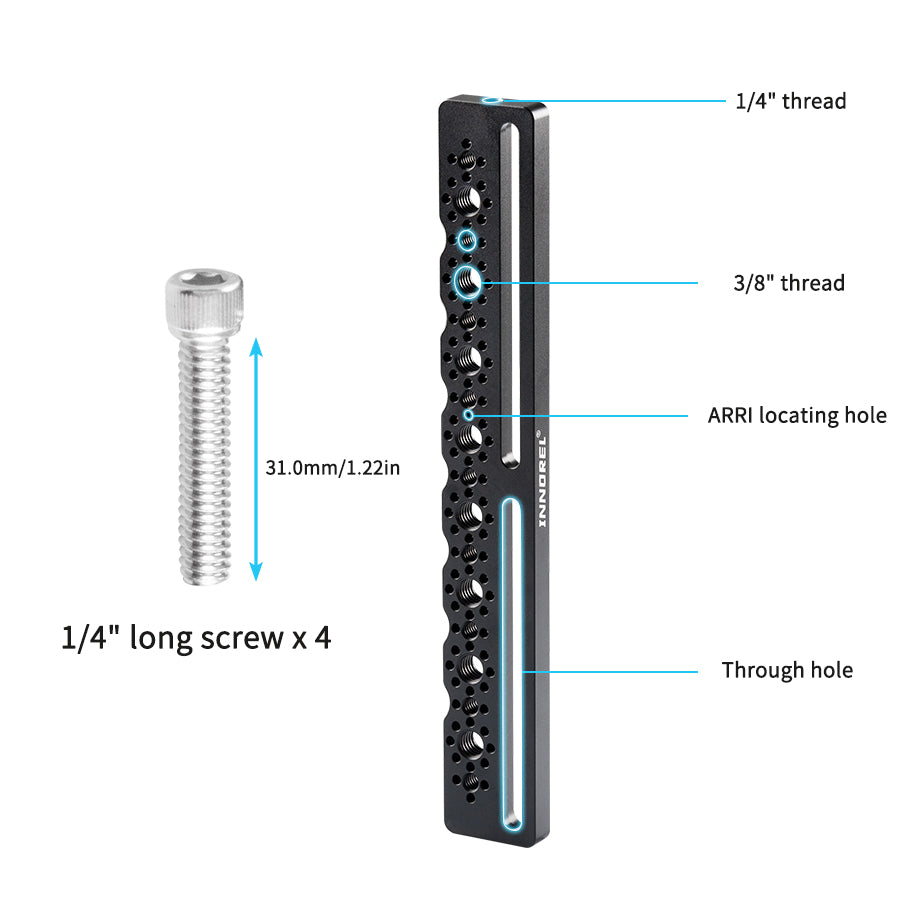 Support d'extension de tir à vis 1/4