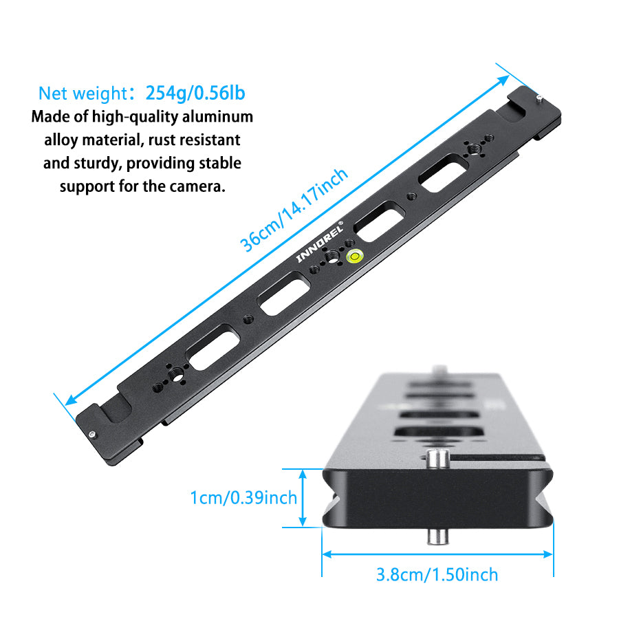 RS36 360mm Multi-Purpose Dual Dovetail Long Quick Release