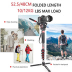 Clearance sale D260C Professional Camera Monopod Carbon Fiber （Delivery only to DE, AT, BE, DK, LU, NL）