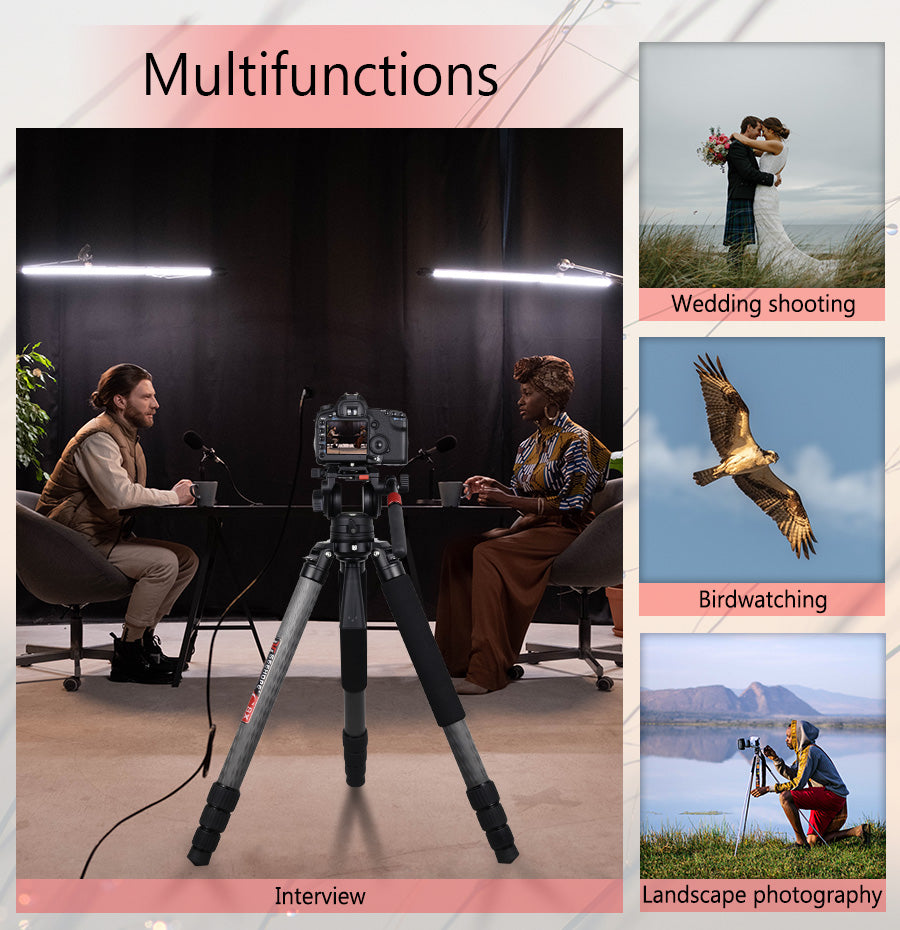 Clearance sale GEEHOPE B560C Professional Heavy Camera Tripod （Only Europe has inventory)