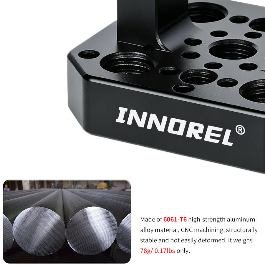 INNOREL TB0504 Car Headrest Camera Mount for Travel Bloggers