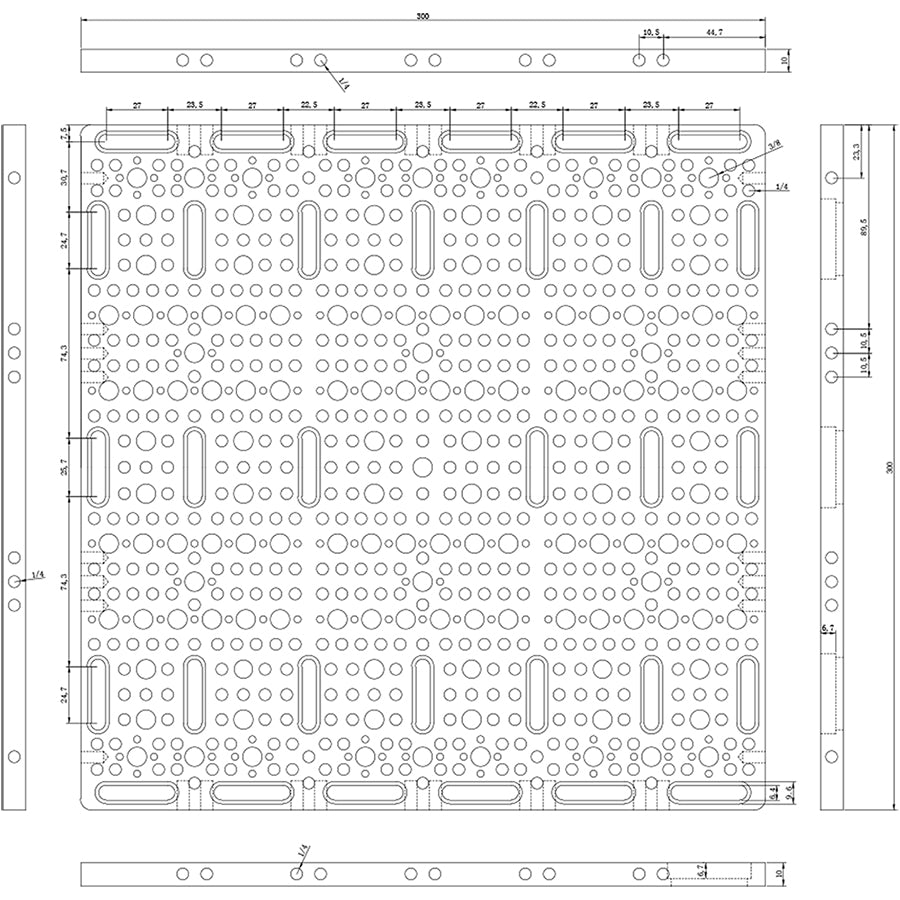 INNOREL CP3030 Multi-Functional Large Cheese Plate