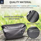 INNOREL CB0635 DSLR Travel Waterproof Camera Sling Bag (Only Canada has inventory)
