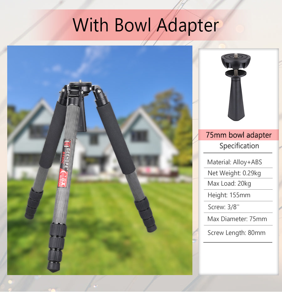 Clearance sale GEEHOPE B560C Professional Heavy Camera Tripod （Only Europe has inventory)