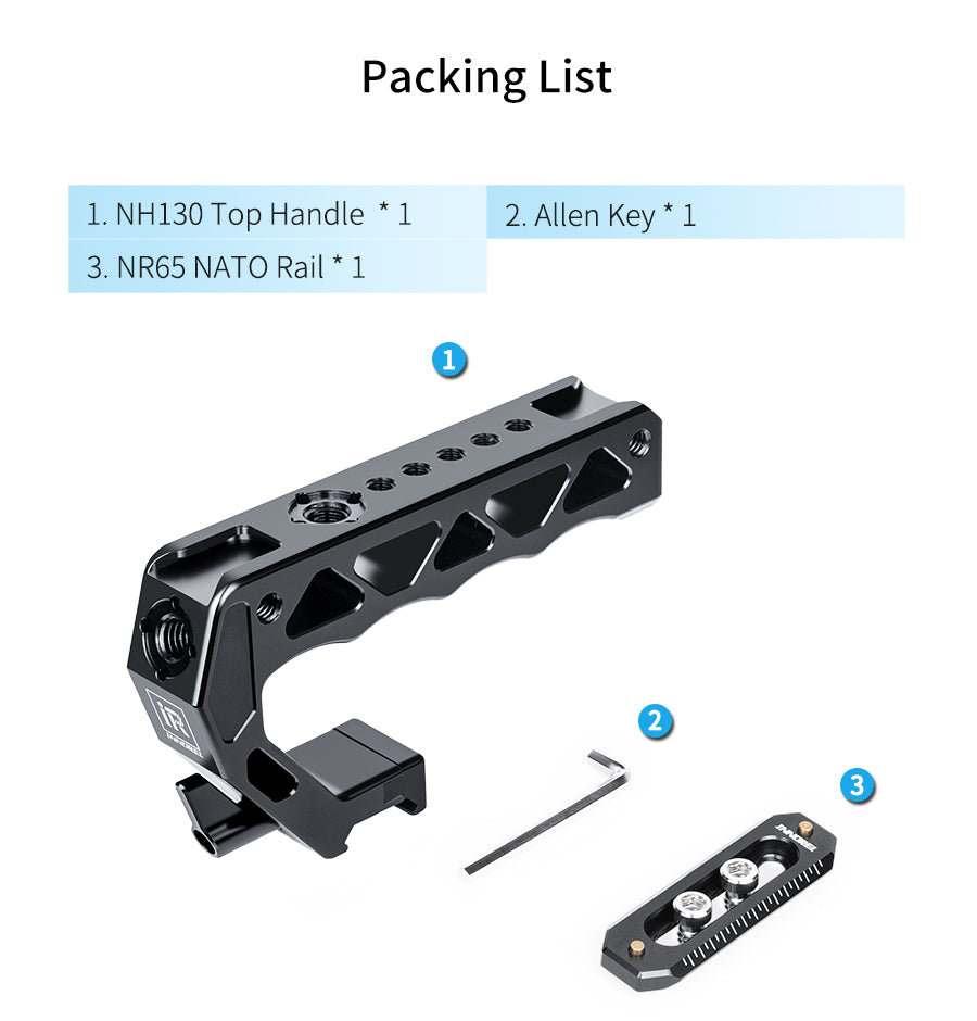 INNOREL NH130 Top Handle and NATO Rail Kit