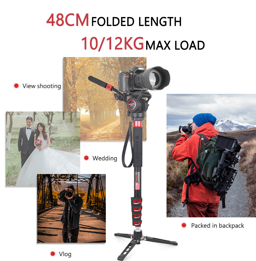 Clearance sale U270A Aluminum Alloy Monopod 5-Section Leg （Delivery only to DE, AT, BE, DK, LU, NL）